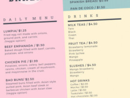 Lourdes Marie Bakery menu