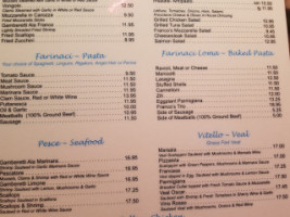 Franco's Italian Resturant menu