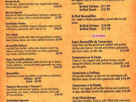 El Pulpo menu