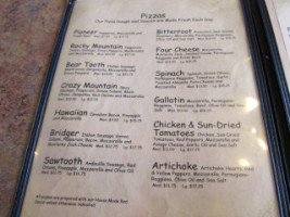 Bullman's Wood Fired Pizza menu