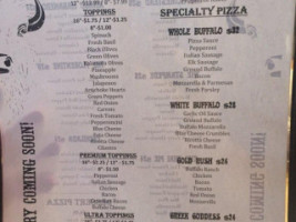 White Buffalo Pub And Pizza Co. menu