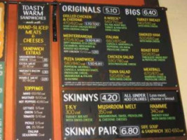 Potbelly Sandwich Shop menu