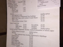 Little Bar Restaurant menu