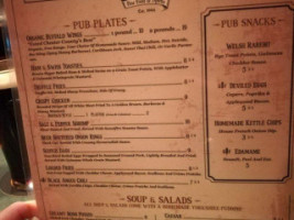 The Stone Tavern menu