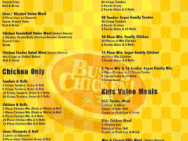 Bush's Chicken menu