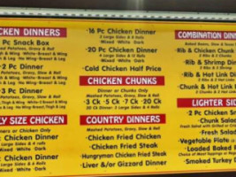 Charlie's Chicken Barbecue menu