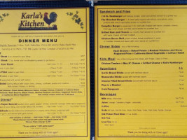 Karla's Kitchen menu