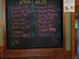 Digger's Ales N' Eats menu