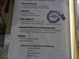 Mexitli Food Truck menu