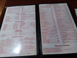 Margaritas Mexican menu