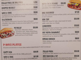 Peters' Boyz Texas Bbq menu