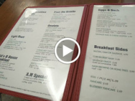 Kozy Corners menu