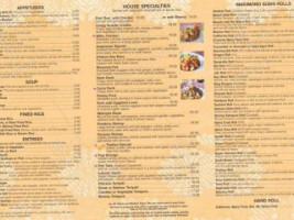 Thaikyo Asian Cuisine menu