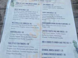 Bongo's Botanical Beer Garden And Cafe menu