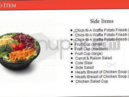 Chick-fil-a menu