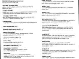 County Seat And Grill menu