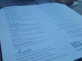 Boca Landing At Waterstone Resort Marina menu