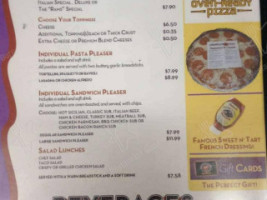 Monical's Pizza menu