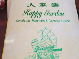 Happy Garden menu