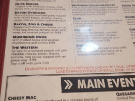 Rivals Taphouse Grille menu