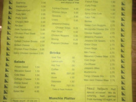 Bubba’s Anytime menu