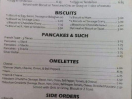 Little Kountry Kitchen menu