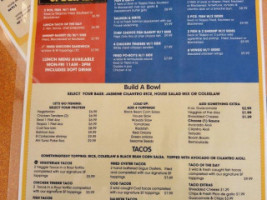 Something Fishy Seafood menu