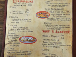 La Mexicana Minimart menu