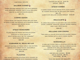 Delgado's menu