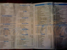 China King menu