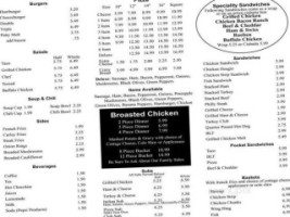 Kelley's Pizza Grill menu