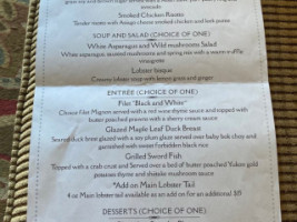 Alexander's Station Steakhouse And Event Center menu