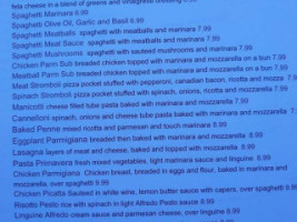 Modo Mio Italian menu