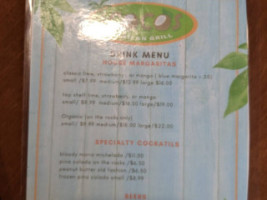 Coco's Mexican Grill menu