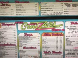 Myers Cruizzers Drive-in menu