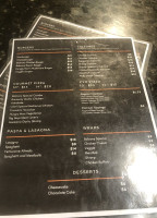 Balcony Cafe menu