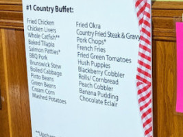 Tim's Lighthouse Seafood Buffet And Country Cookin' menu