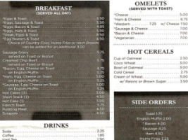 Donna's Family menu