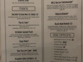 Mox Boarding House menu