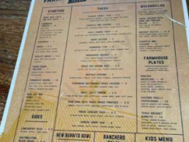 Farmhouse Tacos menu