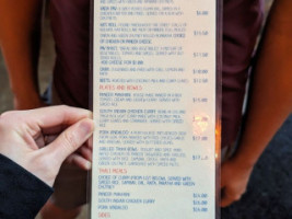 Bollywood Theater menu