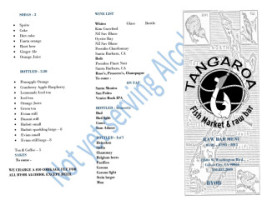 Tangaroa Fish Market Raw menu