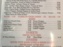 Red Mule Inn menu