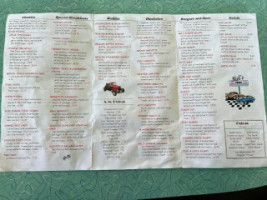 Mel's Diner menu