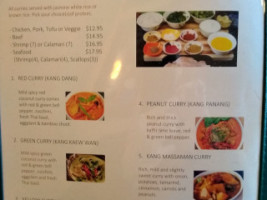 Mama Thai Kitchen menu