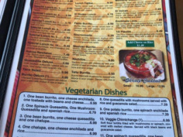 Mazatlan Mexican menu