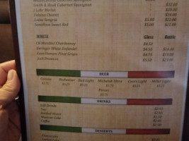 Capizzi's Italian Kitchen menu