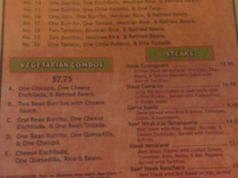 Hector Y Amigos Mexican menu