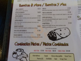 Taqueria 3 Hermanos menu