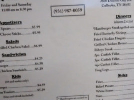 Campbell Station Country Store menu